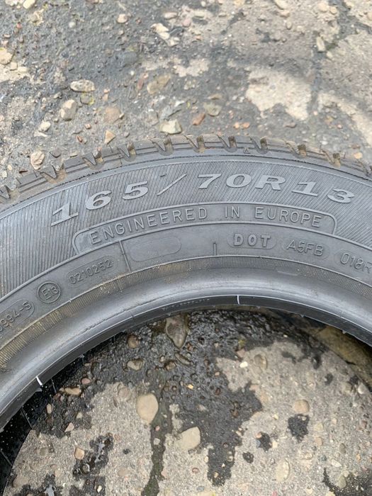 Шини 165/70 R13 пара Debica  літо 6/6,5мм