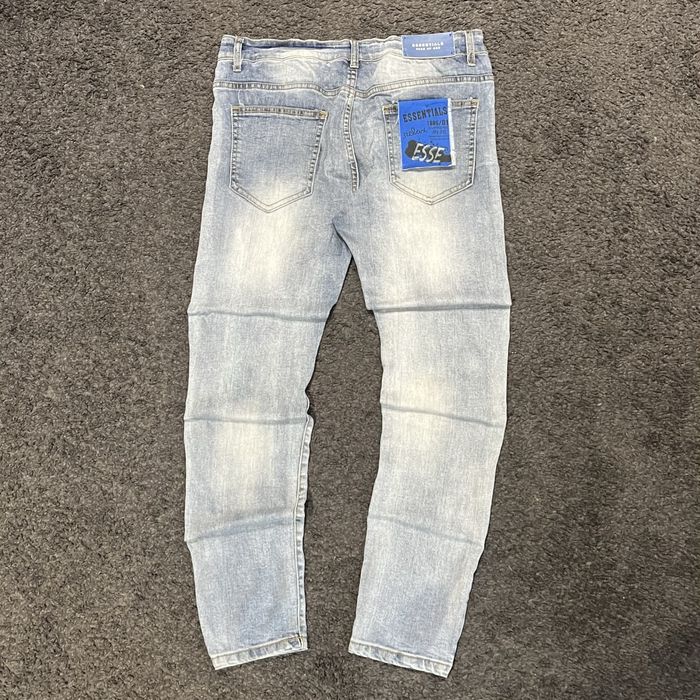 essential jeans | amiri galery dept drip drill slim skinny