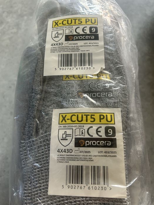Rękawiczki anty-przecięciowe x-cut5PU-rozmiary-8,9,10