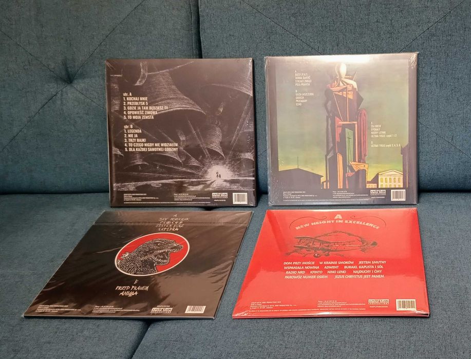 Zestaw LPx4 ARMIA Legenda, Ultima Thule, Der Prozess, Droga UNIKATY!