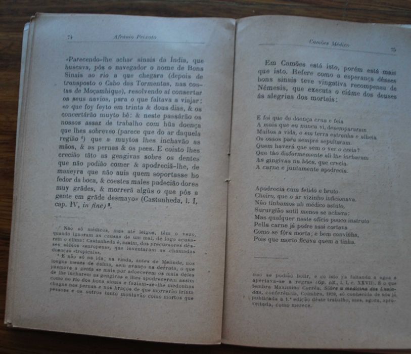 Camões Médico ou Medicina dos Lusíadas e do Parnaso de Afrânio Peixoto