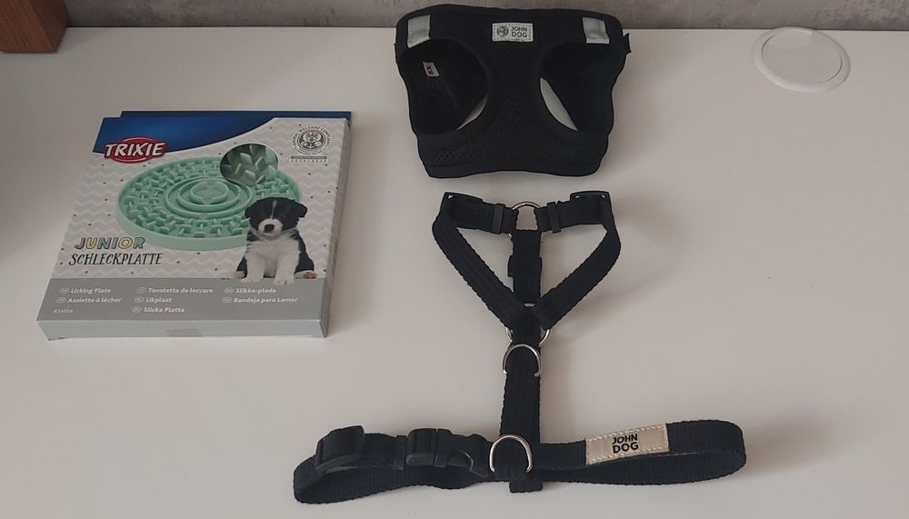 Sprzedam szelki dla szczeniaka 2 szt John Dog + gratis