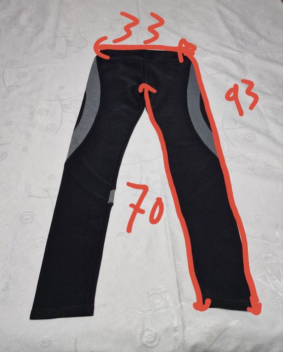 Lote de 3 Leggings para menina Tamanho 16 anos