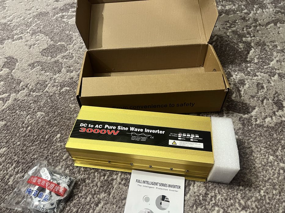 Інвертор - чиста синусоїда з 12в на 220в