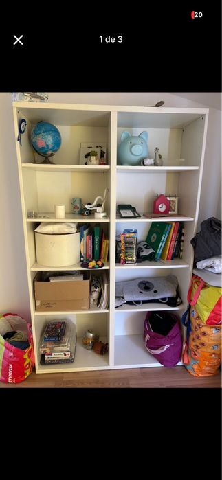 Estante ikea branca