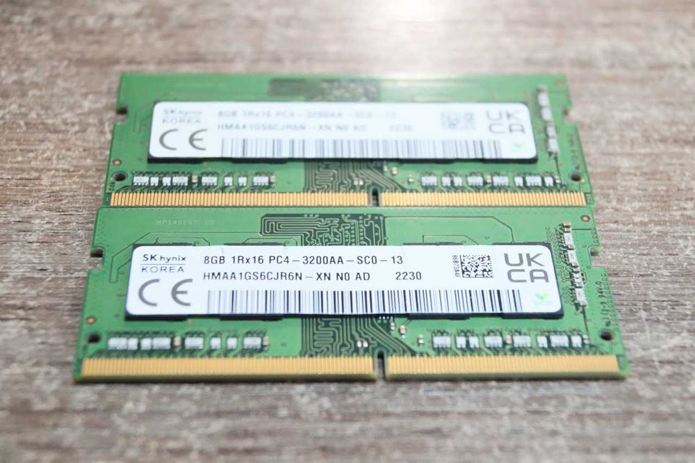 Пам'ять для ноутбуків SK Hynix 16GB (8+8 KIT)SODIMM DDR4 3200MHz TVOYO