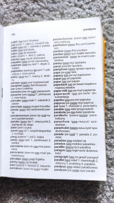 Słownik angielsko- polski