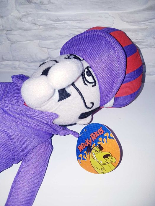 Wacky Races Dick Dastardly 35cm Zwariowane wyścigi MASKOTKA