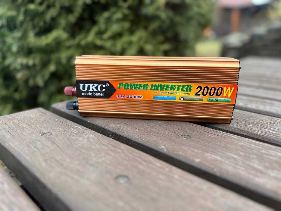 Преобразователь тока 24v - 220v 2000 ватт‼️ Инвертор аналог генератора