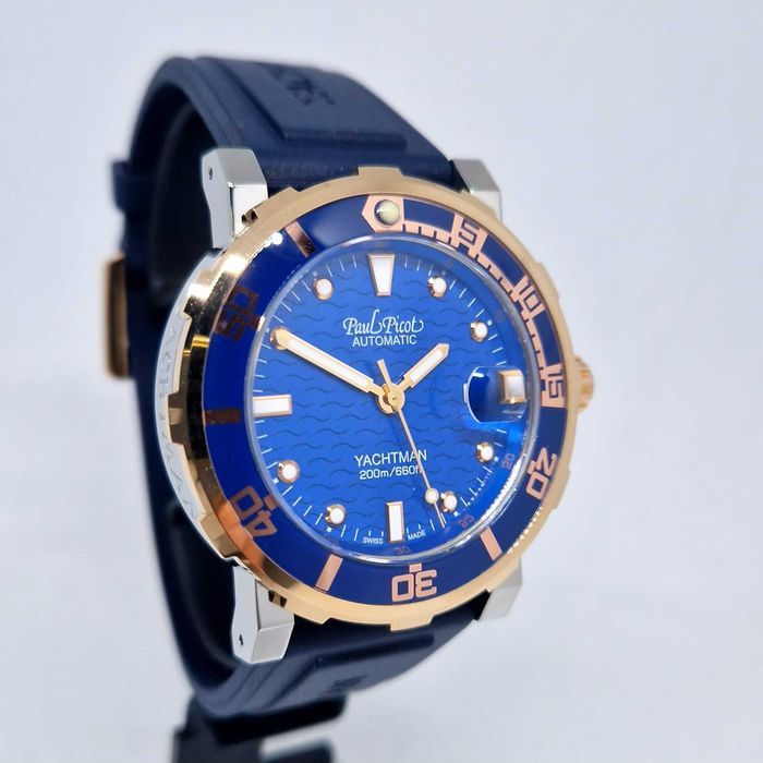 Paul Picot Yachtman III Date P1151.SRG.1604 steel\ Gold 18 K