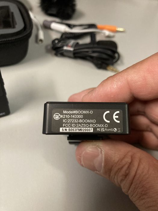 Microfone Lapela Sem Fio Comica BoomX-D Pro