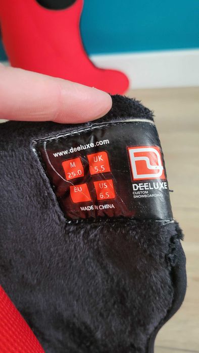 Wkładki do twardych butów snowboardowych DEELUXE r.38,5 25cm