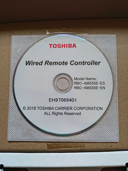 Sterownik przewodowy Toshiba RBC-AMS55E-EN