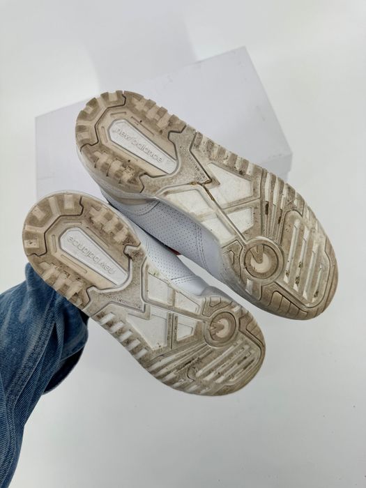 New Balance 550 białe kremowe sneakersy sportowe buty tenisówki