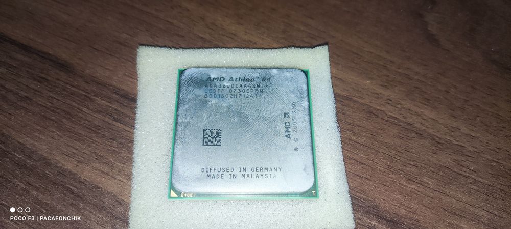 Процессор amd athlon 64 3000+ работает socket am2