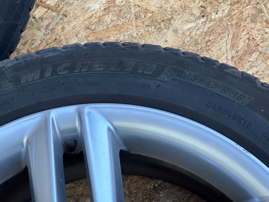 Koła felgi aluminiowe AUDI A4 A5 A6 C7 5x112 18” Michelin 245/45R18