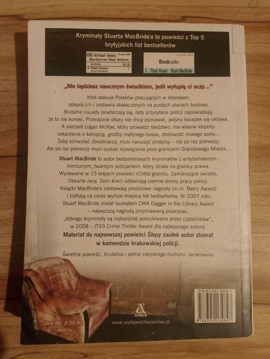 Ślepy zaułek - Stuart B. Macbride