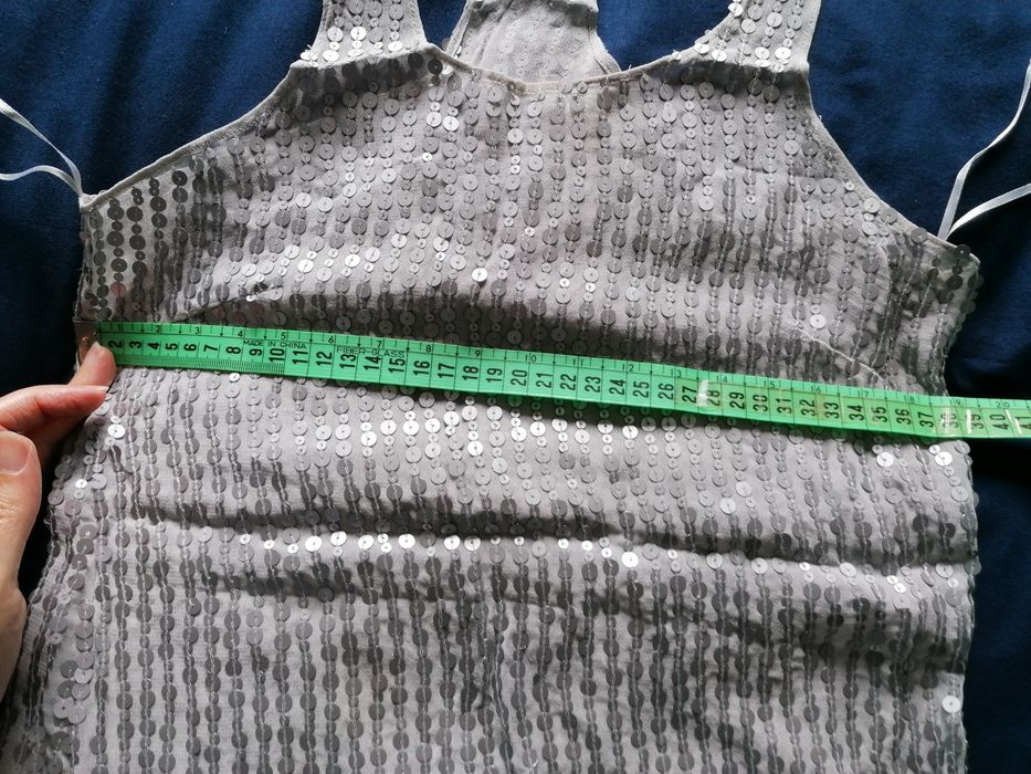 Túnica/ vestido com lantejoulas