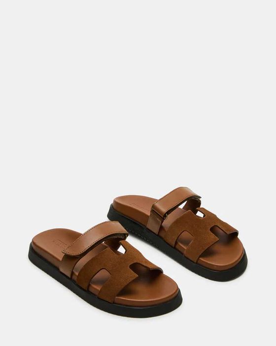 Шльопанці Steve Madden Mayven Camel Suede різні розміри