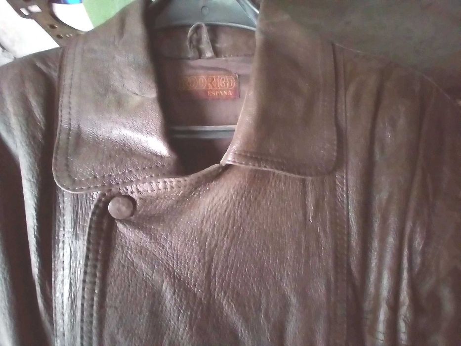 продам мужское пальто из кожи
