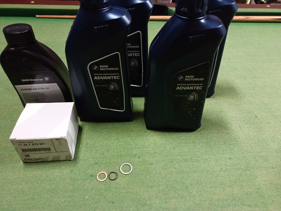 Olej 15w50 advantec pro filtr bmw Gs r nine olej g3