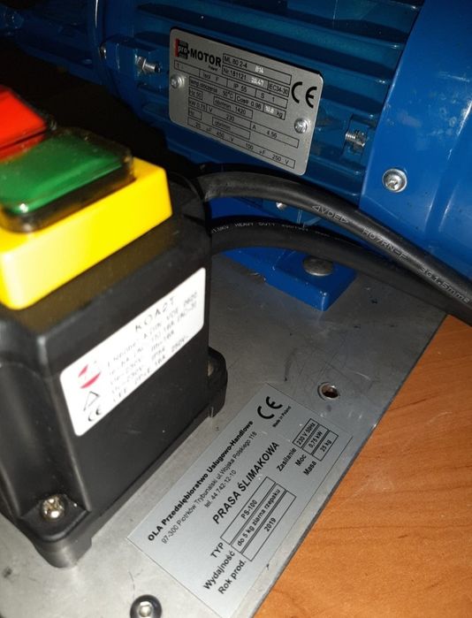 Duża prasa do oleju z nasion