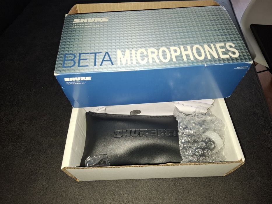 Vendo Shure Beta 98 H/C -  microfone profissional para sopros ou percussão