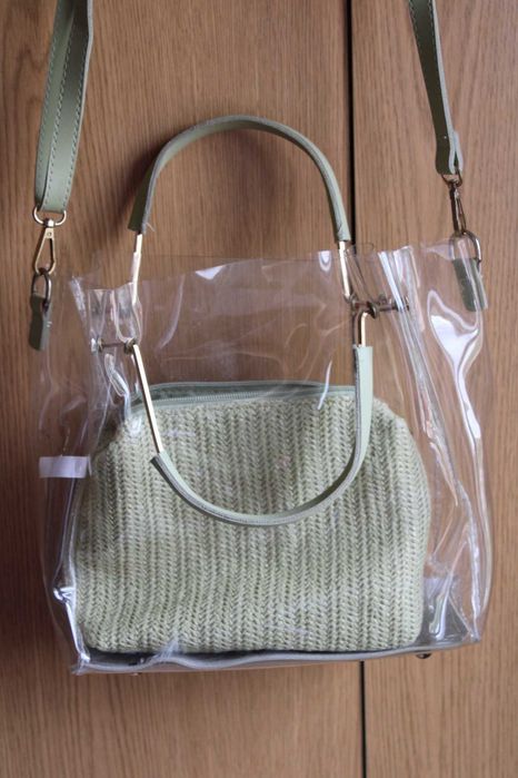 Mala Verde Transparente