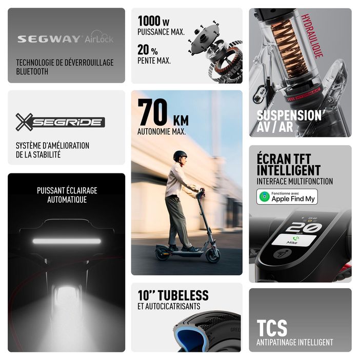 Trotinete Elétrica Segway F3 E