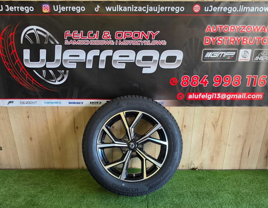 Koła zimowe RENAULT SYMBIOZ, AuSTRAL. CAPTUR 17x5x114,3 Kumho WindCraft WP52+ 215/60/R17 + TPMS
