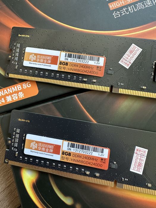 DDR4 16GB (2x8) Huananzhi Оперативна пам'ять ОЗУ ддр4 для ПК Нова