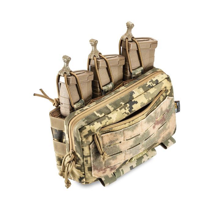 Адмін підумок MOLLE, потрійний, під АК/AR (мультикам, піксель, койот)