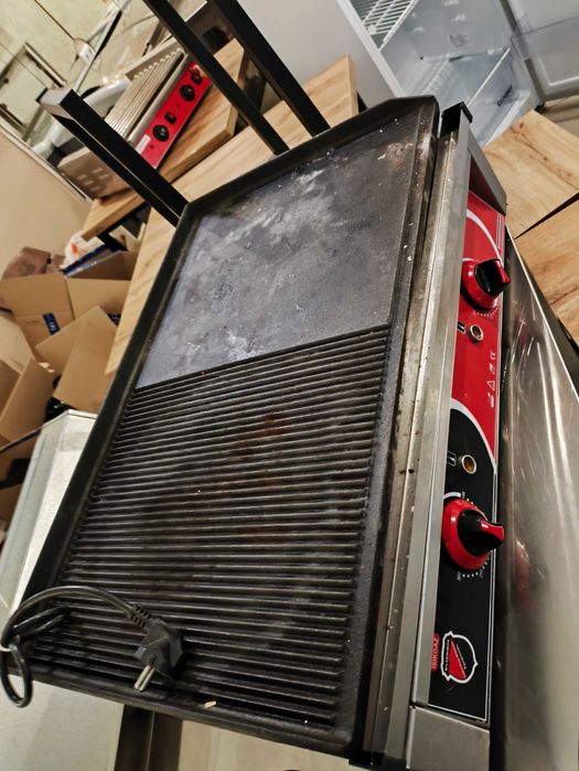 Поверхня для смаження Isiqqas Silver 2151. Комбінована