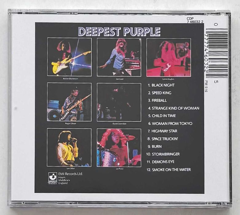 CD_Deepest Purple, The Very Best of Deep Purple. Como novo.