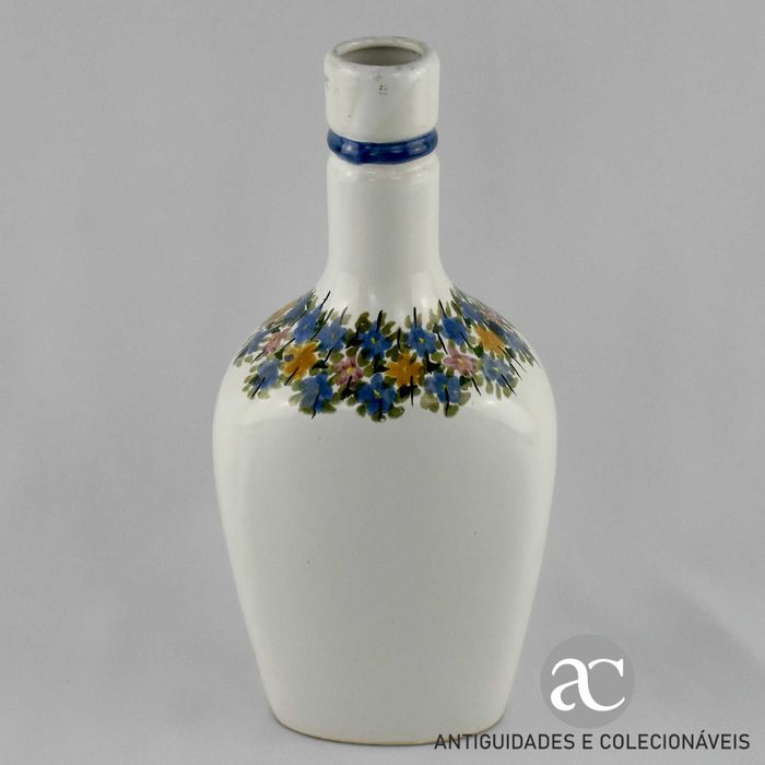 Garrafa em Faiança de Montemor-o-Velho, pintada à mão