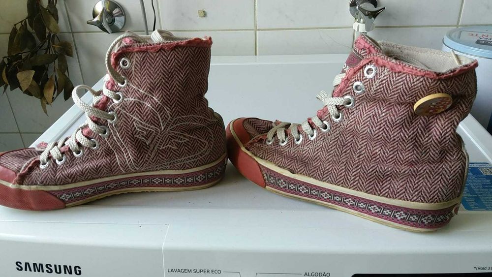 Sapatilhas Roxy cor de rosa