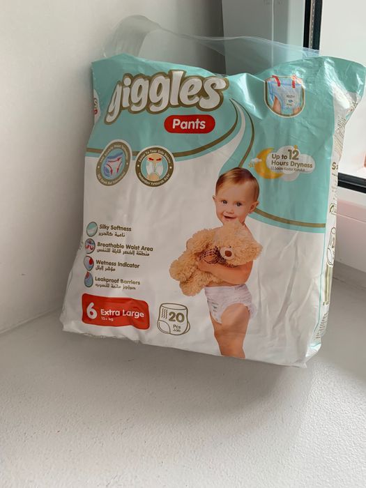 Дитячі трусики-підгузки. 6 Розмір. 11 штук в упаковці.