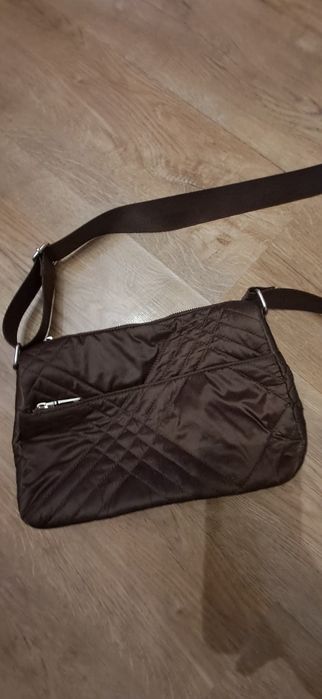 Torebka listonoszka brązowa