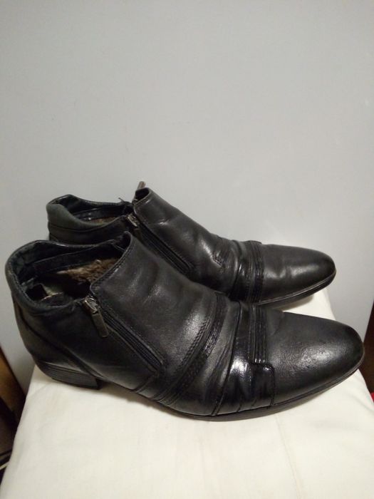 Шкіряні зимові чоловічі ботинки р. 43