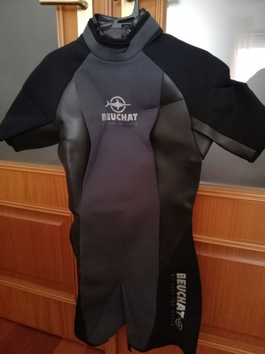 Fato short neoprene, mergulho surf e bodyboard senhora tamanho M