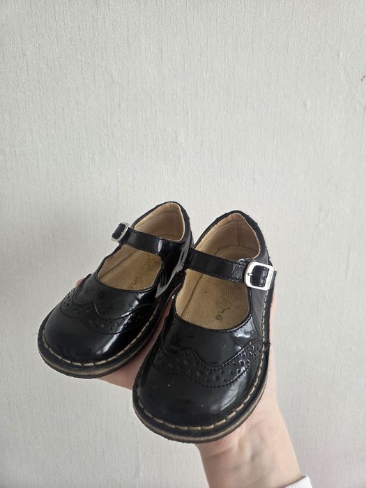 Балетки чорні 22 розмір Naturino Zara