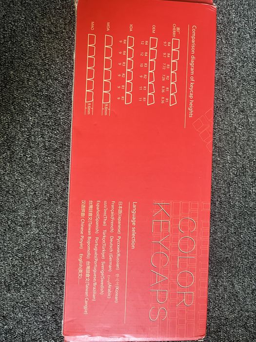 nakładki na klawiaturę z układem rosyjskim
