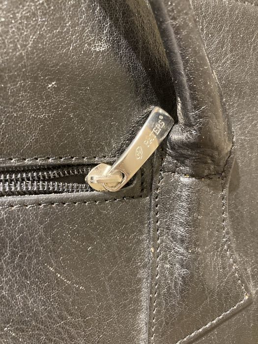 Paters torebka skórzana czarna a4