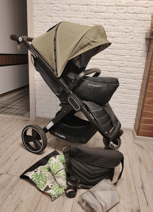 Коляска дитяча ElCamino ME 1053N DYNAMIC PRO Khaki
