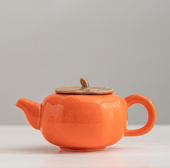 Чайний набір Хурма: чайник 200 мл, 4 піали (по 50мл), чайниця.