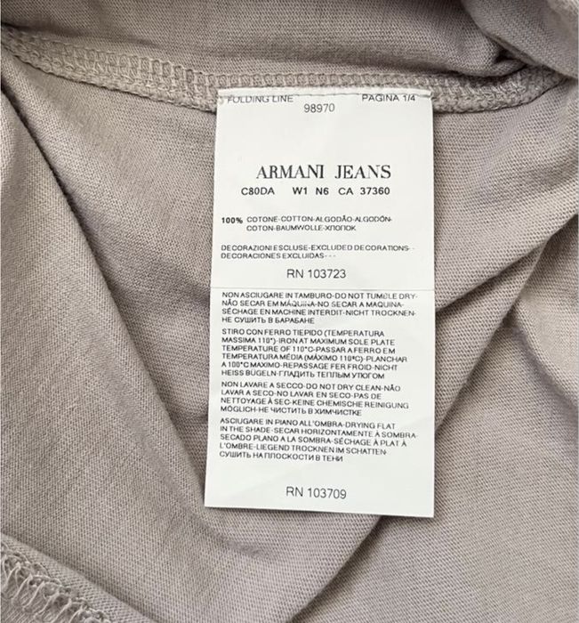 Оригінальна бавовняна сорочка Armani Jeans