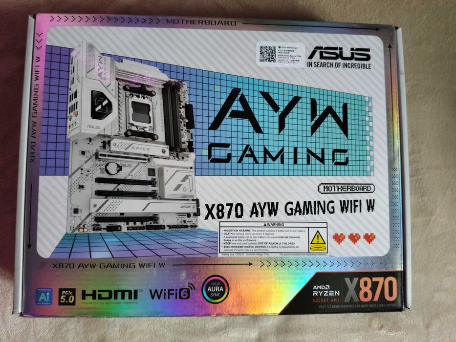 Asus X870 AYW GAMING WIFI W материнская плата