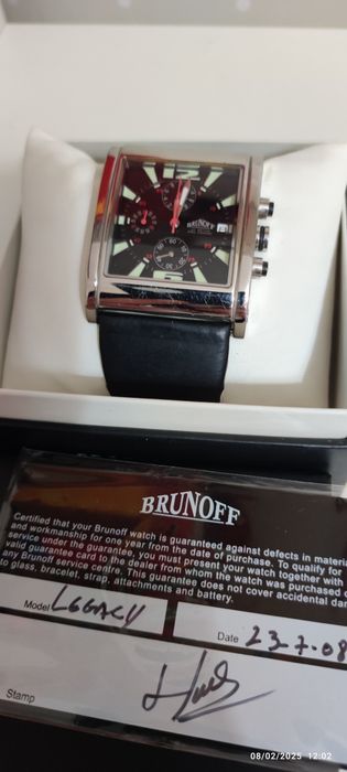 Relogio Brunoff legacy