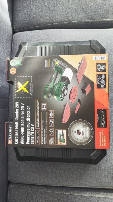 Parkside PMSA 20-Li A1 szlifierka mimośrodowa 3w1