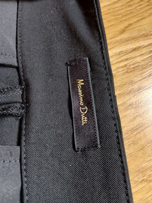 Czarne damskie spodnie garniturowe Massimo Dutti rozmiar XS 34